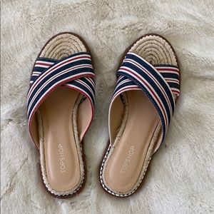 Topshop Hibiscus Slide Sandal